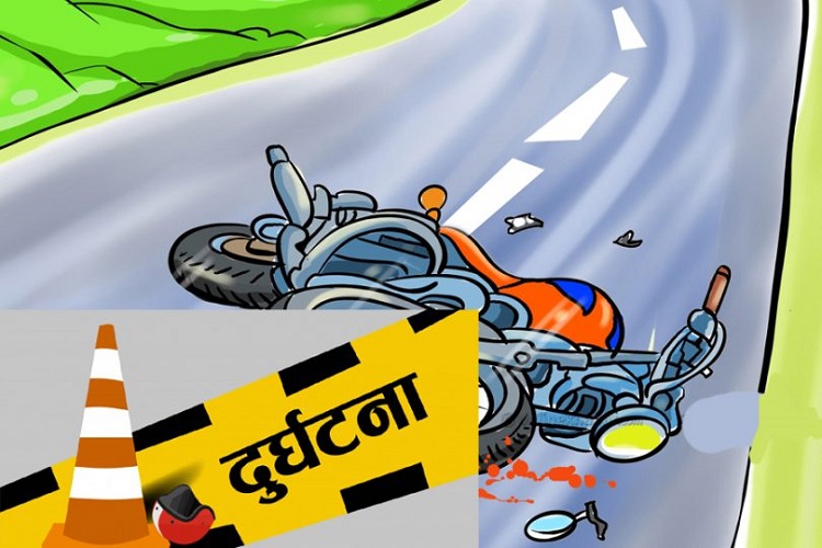 बारामा मोटरसाइकल दुर्घटना हुँदा ३३ वर्षीय युवकको निधन