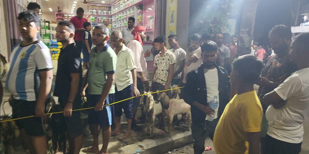 जनकपुरधामको राजदेवी मन्दिरमा १४ हजार ८९१ बोकाको बलि प्रदान