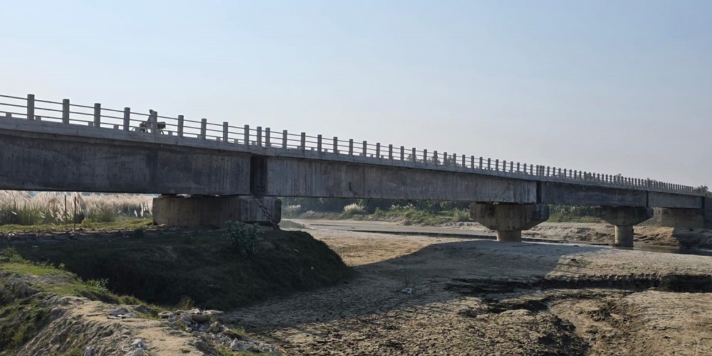 गौर-औरैया जोड्ने पुल निर्माण अन्तिम चरणमा, आवागमन सहज हुने आशा